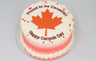 Canada Day cake